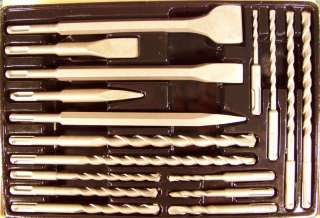 17pc SDS DRILL BIT and CHISEL SET New Tool  