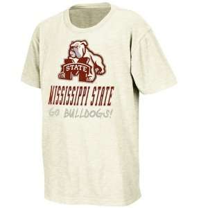 Mississippi State Bulldogs Youth Cut Back T Shirt   White  