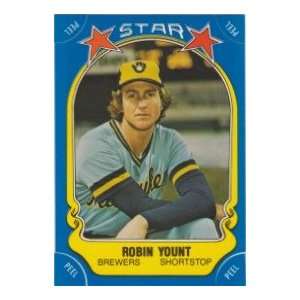  Robin Yount 1981 Fleer Baseball Star Sticker (Milwaukee 