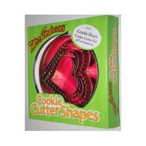  Crinkle Heart Cookie Cutter Set