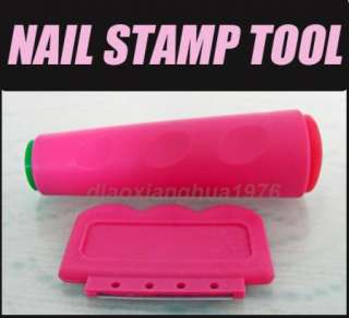   Art DIY 2 Side Stamping Stamp Tools Scraping Knife Set Nail Stamp Kit