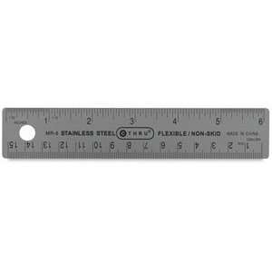   Rulers   6, Flexible Stainless Steel Ruler Arts, Crafts & Sewing