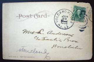   1906 Complete Volcano House CDS Lava Scorched Postcard Kilauea  
