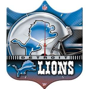  Wincraft Detroit Lions High Definition Shield Clock 