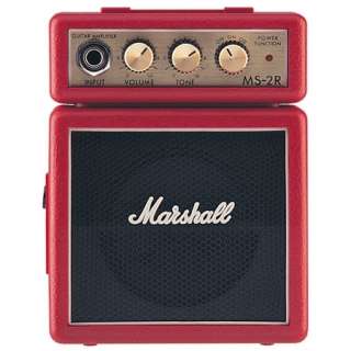 Marshall MS 2R Mini Amp Red Practice Guitar Amp  