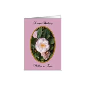  mother in law birthday Camellias Card Health & Personal 