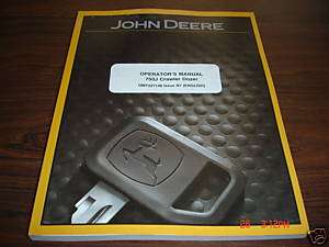 John Deere 750J crawler dozer operators manual  