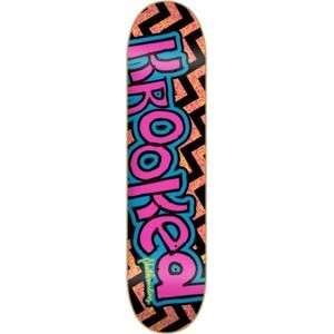  Krooked K Word Skateboard Deck   8.12 x 32 Sports 