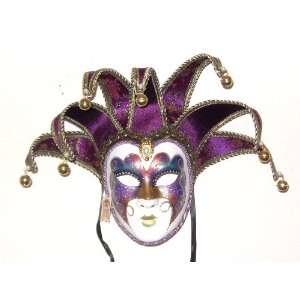  Purple Jolly Arco Venetian Mask