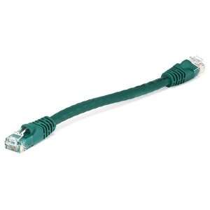  0.5FT Cat6 550MHz UTP Ethernet Network Cable   Green 