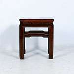 Antique Original Painted Chinese Side Table Circa 1850s Hand Polished 