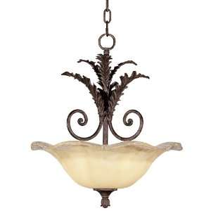  Curled Acanthus Collection 3 Light Pendant
