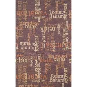  Lido Scriptures Tobacco Indoor / Outdoor Rug Size 2 x 3 