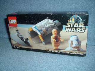 DROID ESCAPE Lego STAR WARS 7106 MISB 2001 Minifig C 3PO R2 D2 Escape 