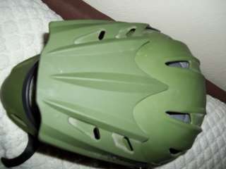 RedBull Helmet MX Mil.Green with mohawk skull  