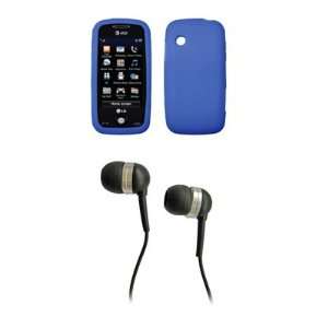  Smoke Silicone Skin Cover Case + Stereo Hands Free 3.5mm 