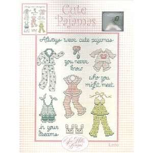  Cute Pajamas (with charms)   Cross Stitch Pattern Arts 