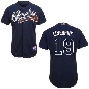  Scott Linebrink Atlanta Braves Authentic Alternate Cool Base 
