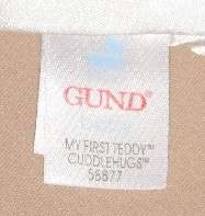   MY FIRST TEDDY CuddleHugs Security Blanket WALL HANGING Satin 58877