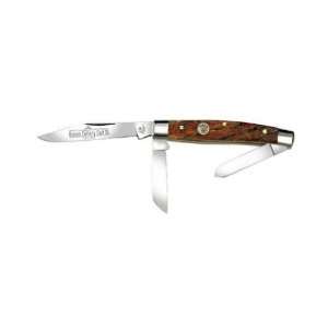 Queen 3 D2 Steel Blade Small Stockman Pocket Knife 3.25 Inch Closed 