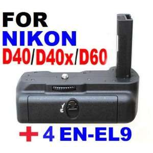  Vertical Shutter Release Battery Pack for Nikon D40 / D40X 