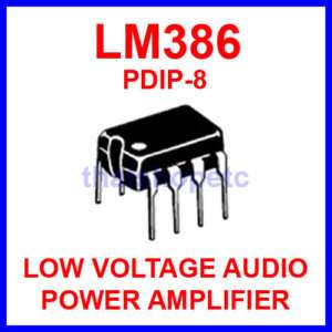 pcs. LM386 LM386L Audio Power AMPLIFIER DIP 8 IC  