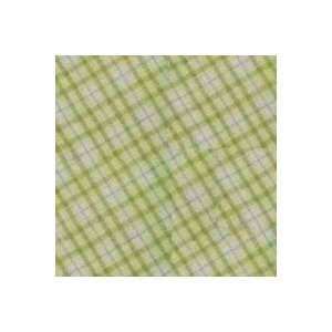    Tea Towel Chambray Check Lime Green/White (6 Pack) 