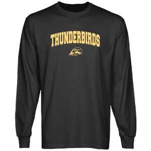 Southern Utah Thunderbirds Charcoal Logo Arch Long Sleeve T shirt 