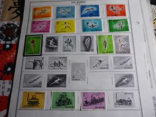 San Marino Stamp Collection  