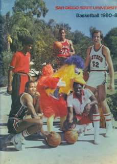 1980 81 San Diego State Basketball Yearbook Tony Gwynn  