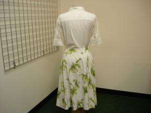 RENE LEZARD floral skirt outfit 36 42/4 6 CUUTE  