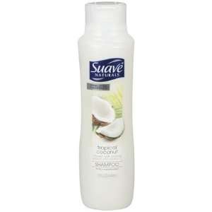 Suave Moisturizing Shampoo, Naturals Tropical Coconut, 15 oz (Quantity 
