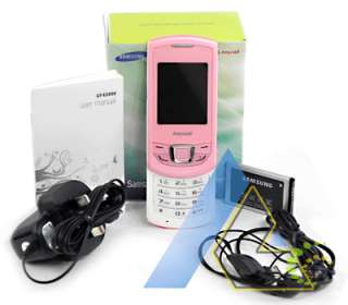 Samsung E2550 Monte Slider Dual Band Phone Pink+4Gift+1 Year Warranty 