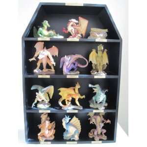  Danbury Mint Fabulous Dragons w/ Display Case Everything 
