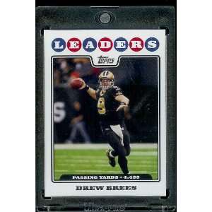  2008 Topps # 287 Drew Brees LL League Leaders   New 