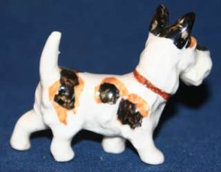 Vintage Made in Japan Terrier Dog Figurine Tiny Antique  