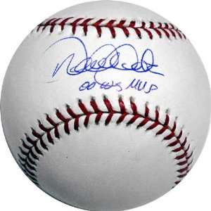 Derek Jeter Autographed Baseball with 00 World Series MVP Inscription