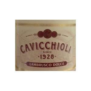  Cavicchioli Lambrusco Dolce 750ML Grocery & Gourmet Food