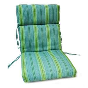  Aluminum Chair Replacement Cushion, Grand Stripe Sea Blue 