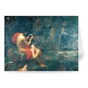Daphnis and Chloe, 1824 25 (oil on canvas)    Greeting Card (Pack of 