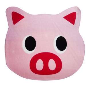  Pink Pig Washcloth 12x10 (Japan) Baby