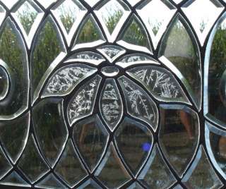 DROOPING DAISY Stained Glass Window Panel PFR 5  