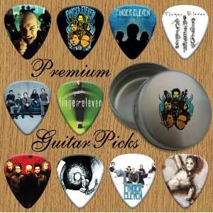 Finger Eleven 10 Premium Guitar Picks In Tin (0) Musical 
