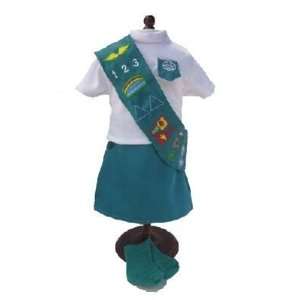    Authentic Girl Scout Uniform for 18 Inch Dolls Toys & Games