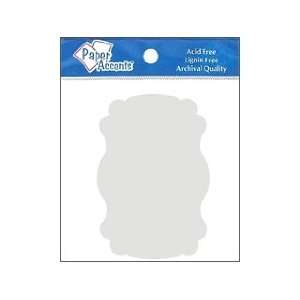  AD Paper Chipboard Shapes 8pc Marquee White Arts, Crafts 