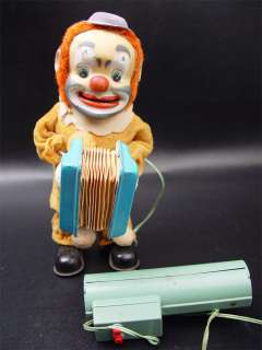 Vintage Happy N Sad Accordion Clown Bat Op Yone Japan  