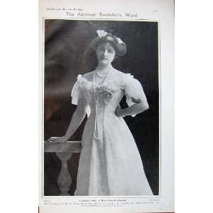  1906 Portrait Miss Lilian Braithwaite Socialist Woman 