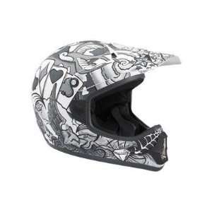  Fox Racing Tracer Pro Jr. MX Bicycle Helmet   Grey   01054 