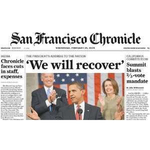  San Francisco Chronicle   8 week subscription (Home 