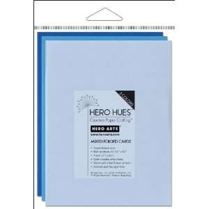  Hero Arts Rubber Stamps Hero Hues Mixed Folded Cards, Sea 